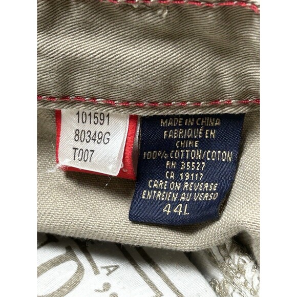 Marithe Francois Girbaud Tan Jeans Men’s 44x31 - Baggy Wide Leg Hip Hop Pocket - Picture 4 of 8